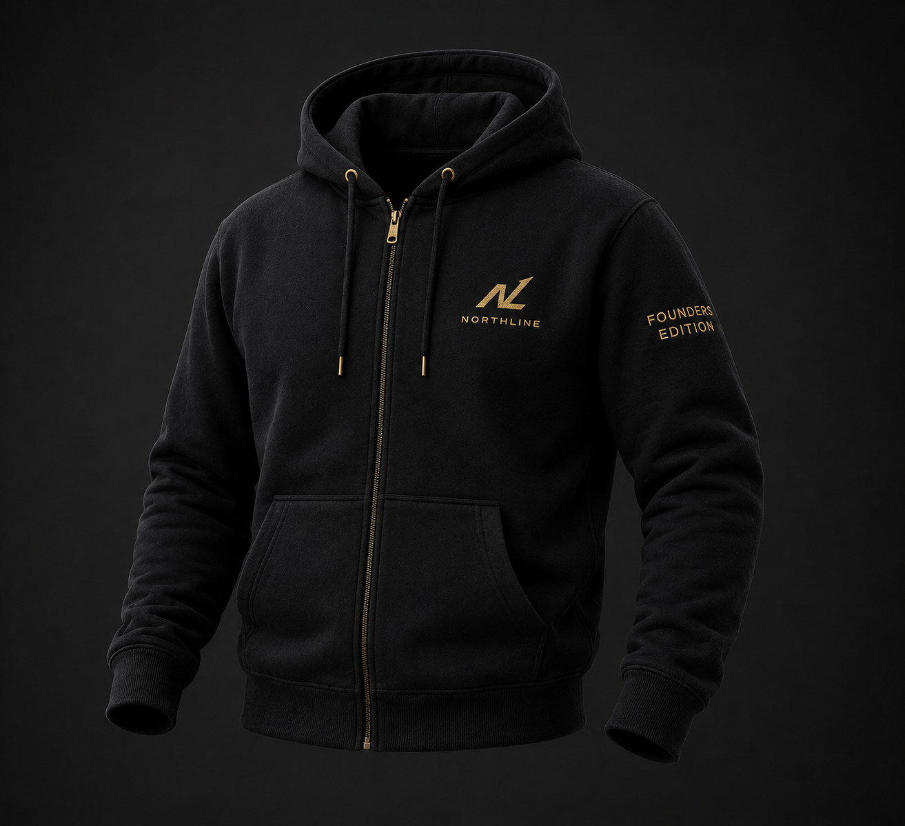 Northline Core full-zip motorcycle riding hoodie
